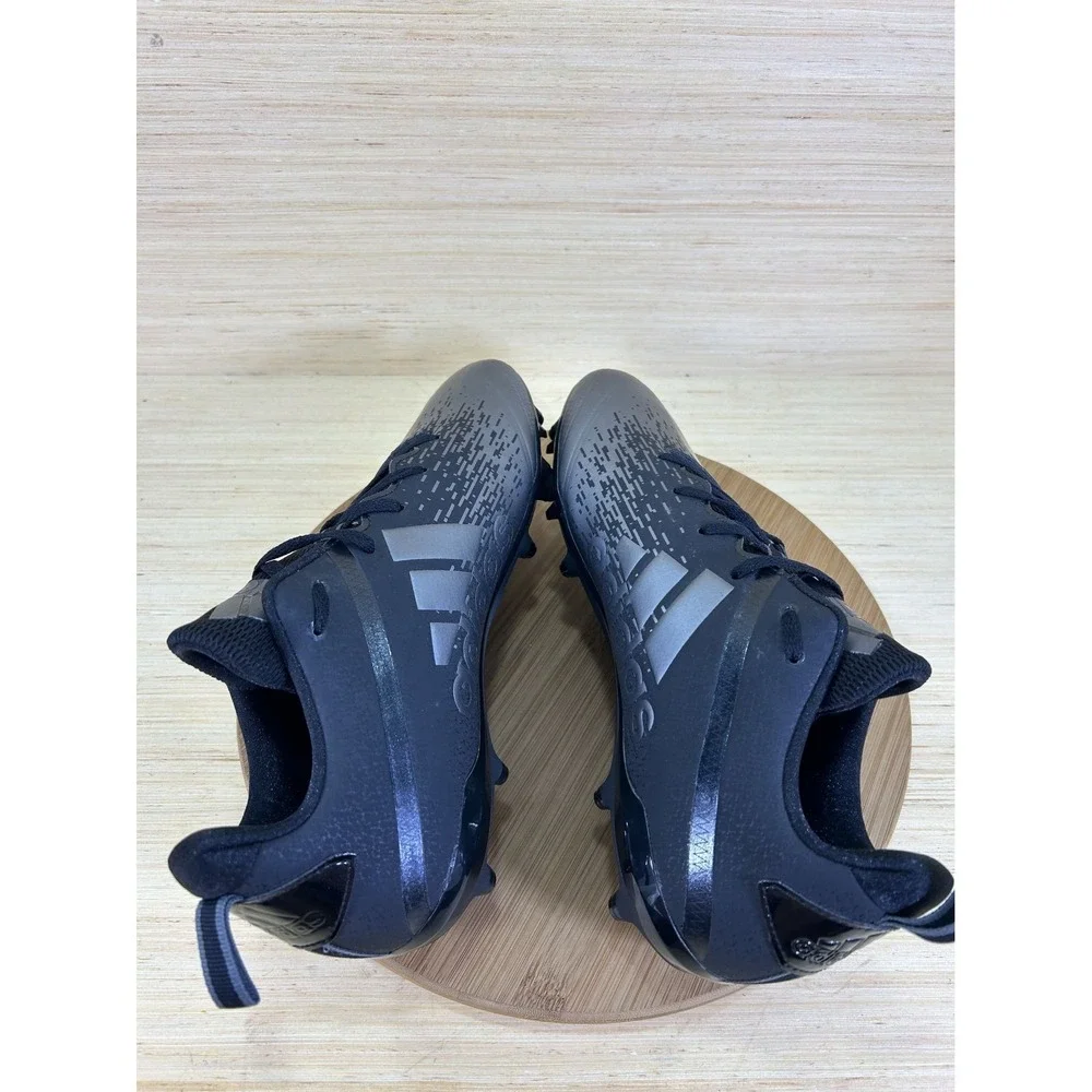 Adidas Adizero Spark Black Silver Low Football Cleats Mens 12 EH1606